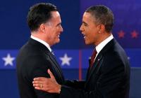 アメリカ大統領選挙の候補者二人…