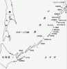 北方領土の地図