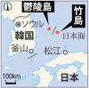 鬱陵島の位置