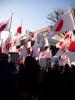 大晦日にもかかわらず、NHK前にはおおぜいの方が集まりました！