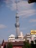 浅草寺から見た東京スカイツリー