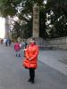 靖国神社にて